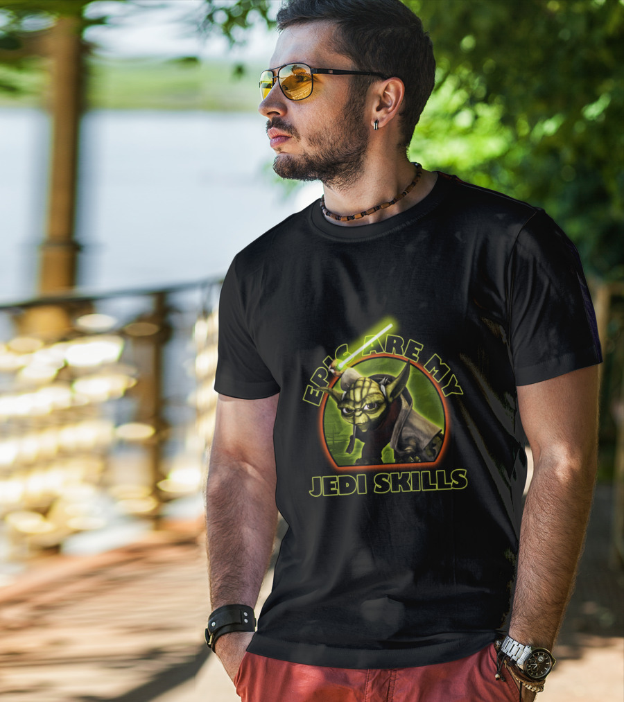 Epic Are My Jedi Skills Yoda The Clone Wars T-Shirt