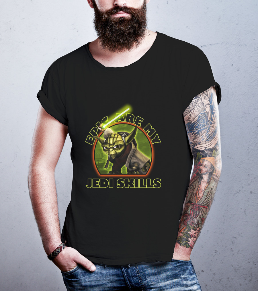 Epic Are My Jedi Skills Yoda The Clone Wars T-Shirt