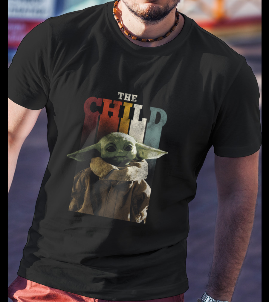 The Mandalorian The Child Retro Colorful T-Shirt