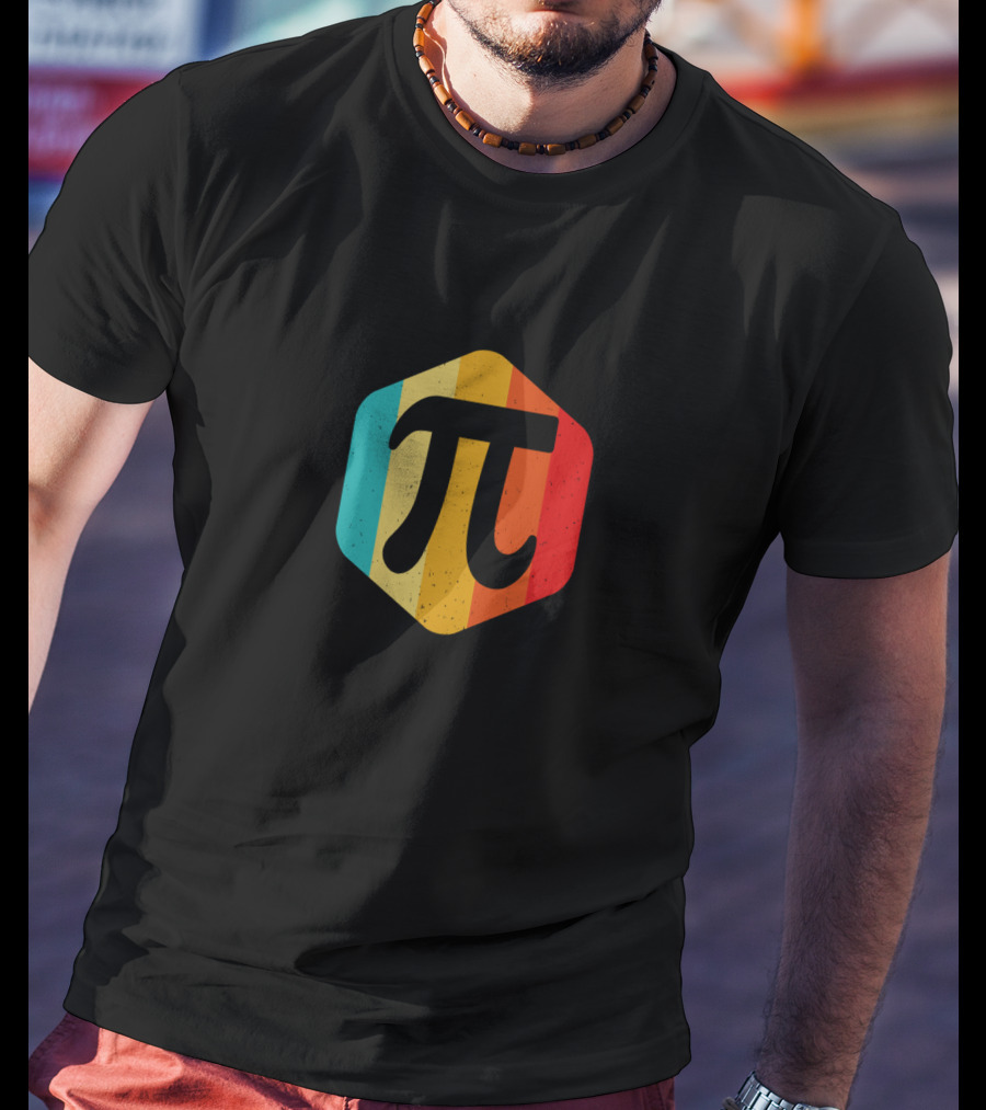 Vintage Retro Pi Symbol Nerdy Geek Humor For Pi Day T-Shirt