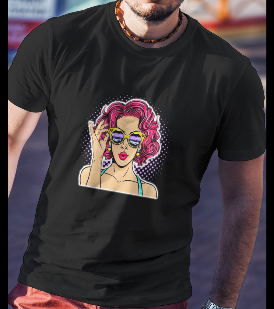 SN Shades Pop Art Retro Vibes T-Shirt