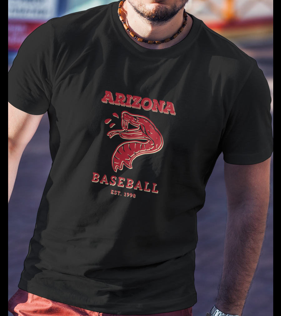 Arizona Baseball Snake Emblem Est. 1998 T-Shirt
