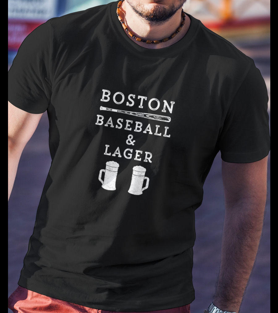 Boston Baseball Fenway Lager Classic T-Shirt