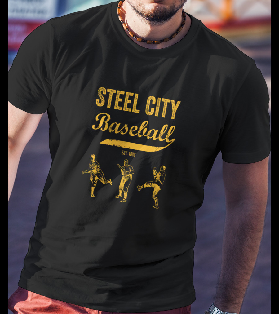 Steel City Baseball Est. 1862 Classic Pittsburgh Fan T-Shirt