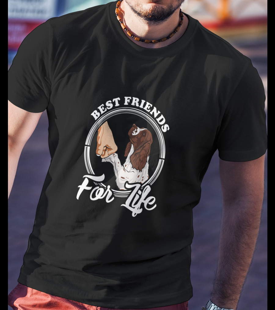 Best Friends For Life English Springer Spaniel T-Shirt