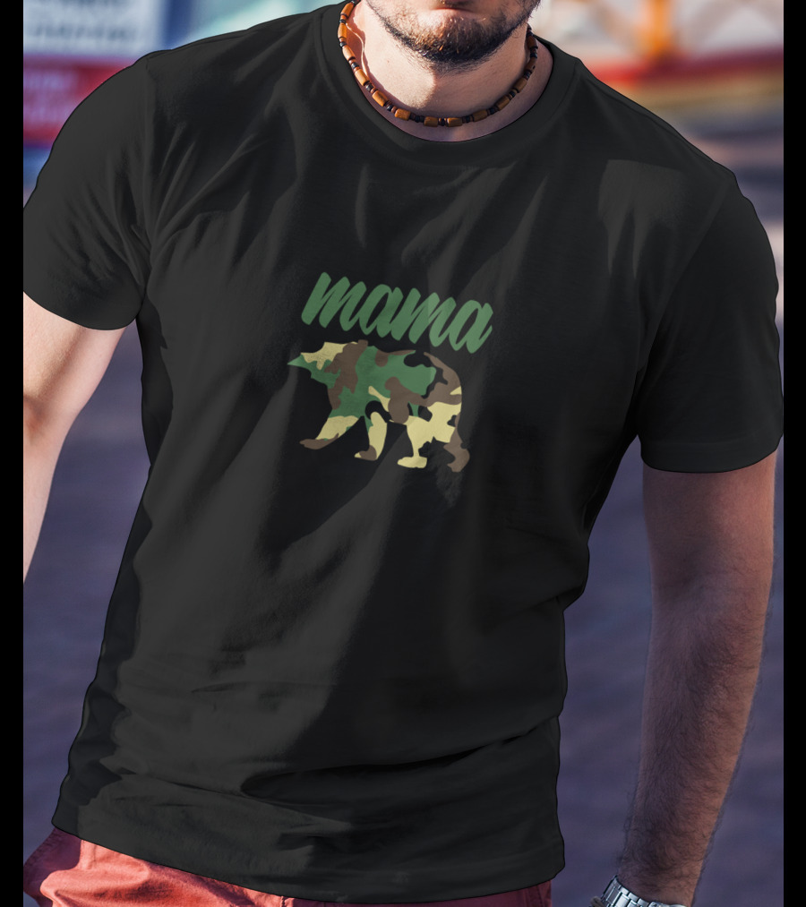 Mama Bear Camo Mama T-Shirt