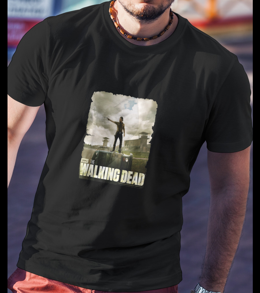 AMC The Walking Dead Prison Guard Tower T-Shirt