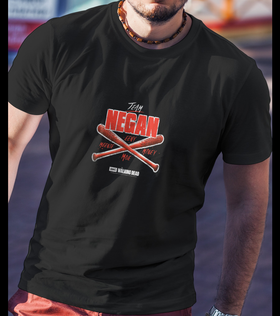 Team Negan AMC Walking Dead Eeny Meeny Miny Moe T-Shirt