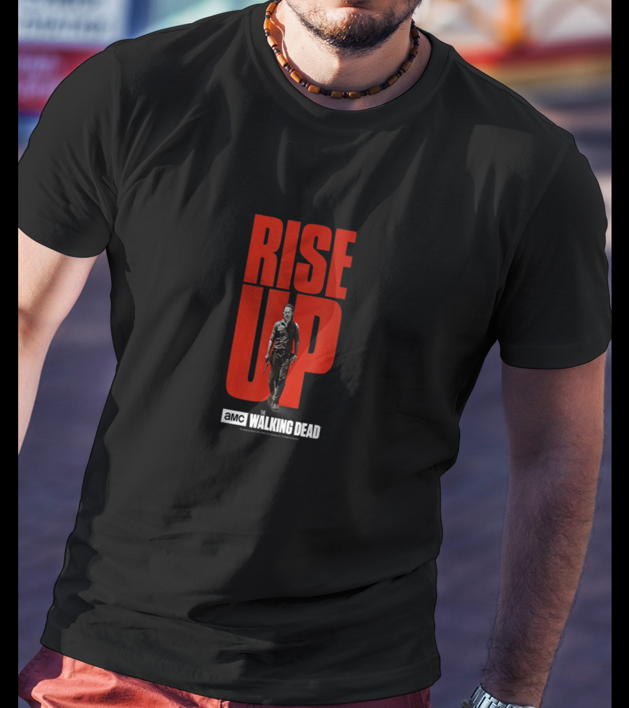 AMC Walking Dead Rise Up Rick T-Shirt