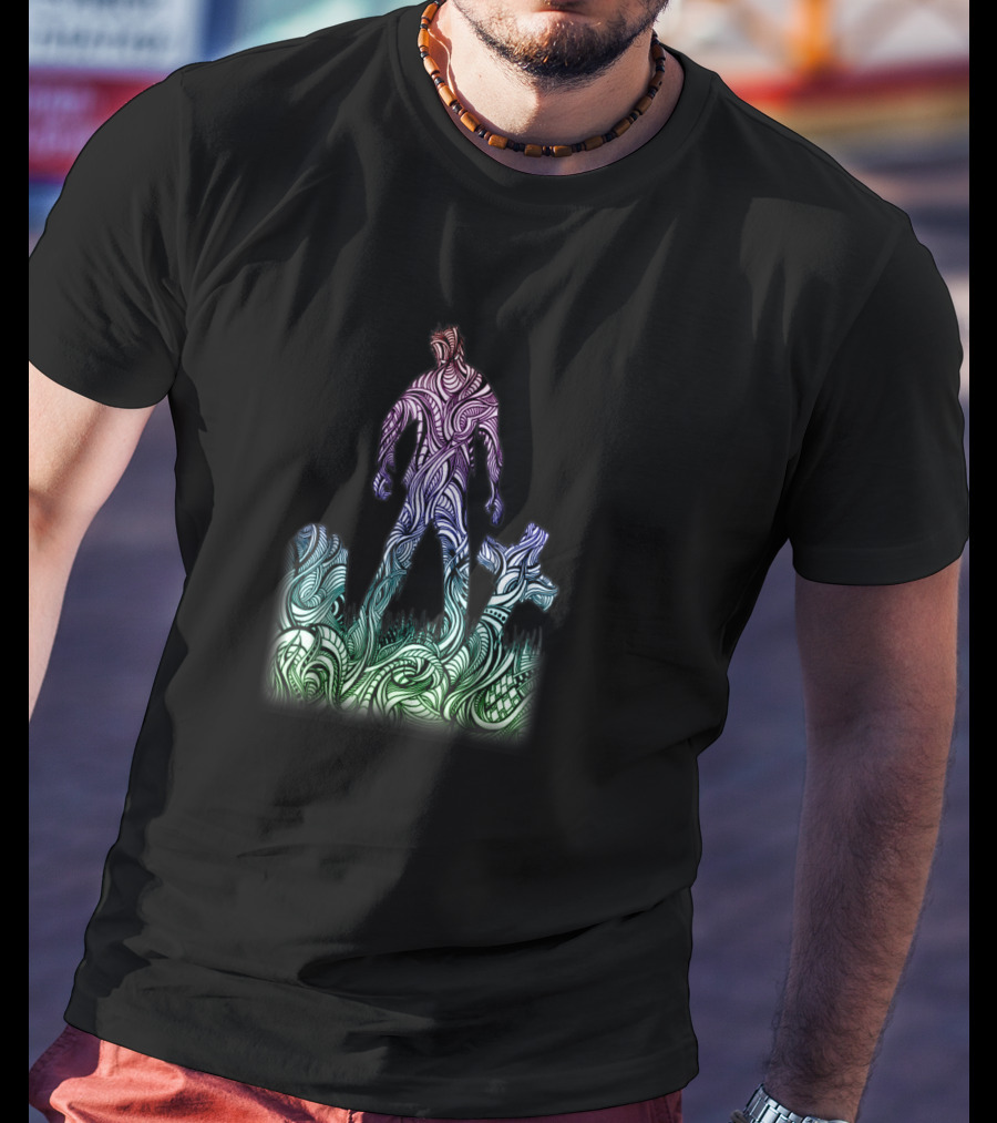 Zen Dead Walking Scary Zombie Grave T-Shirt
