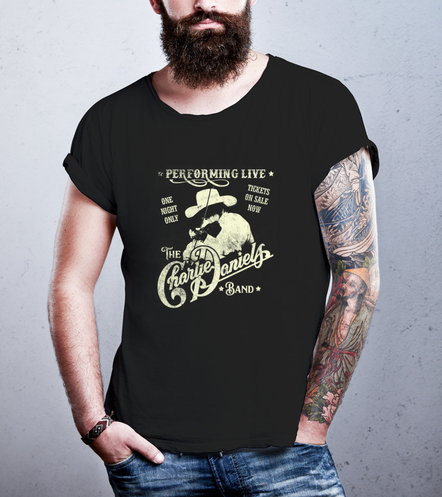 The Charlie Daniels Band Performing Live One Night Only Tickets On Sale Now T-Shirt