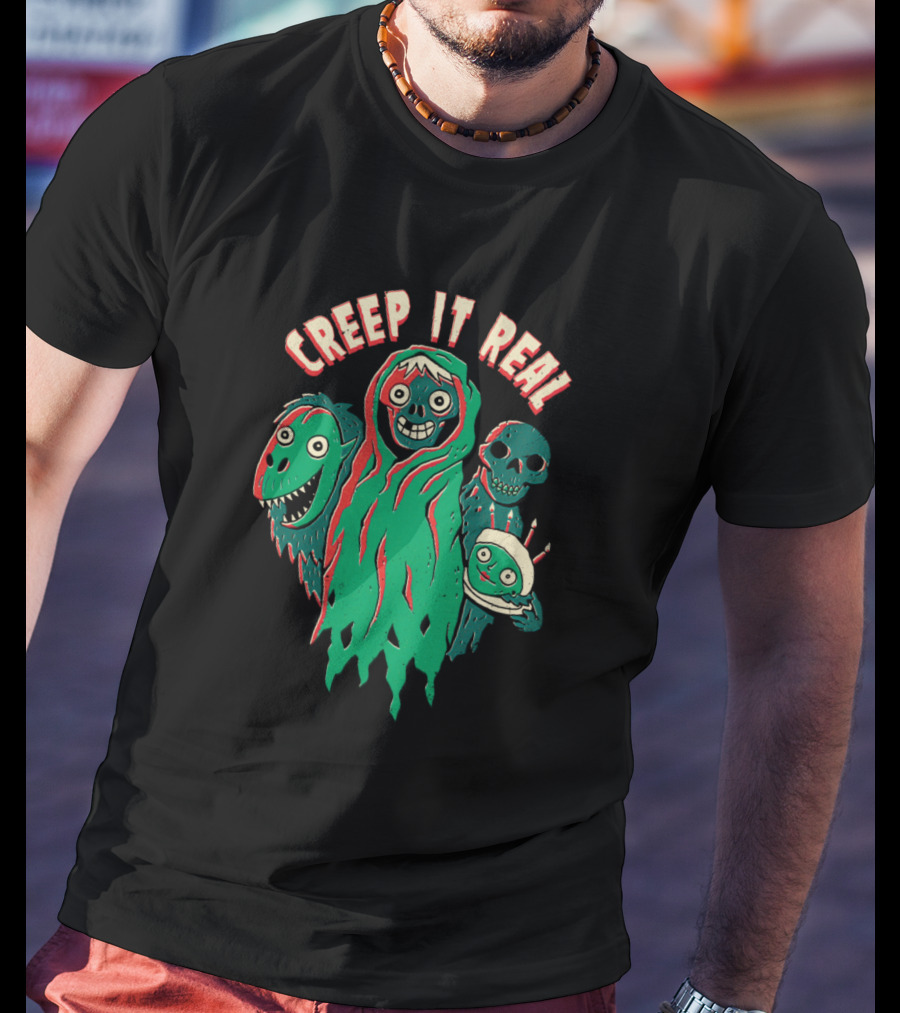 Creepshow Creep It Real Monsters And Halloween Cake T-Shirt
