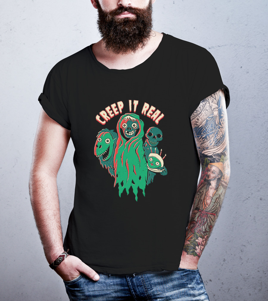 Creepshow Creep It Real Monsters And Halloween Cake T-Shirt
