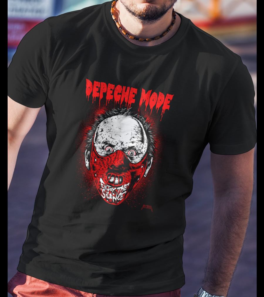 Depeche Mode Enjoy The Silence Horror Mask T-Shirt