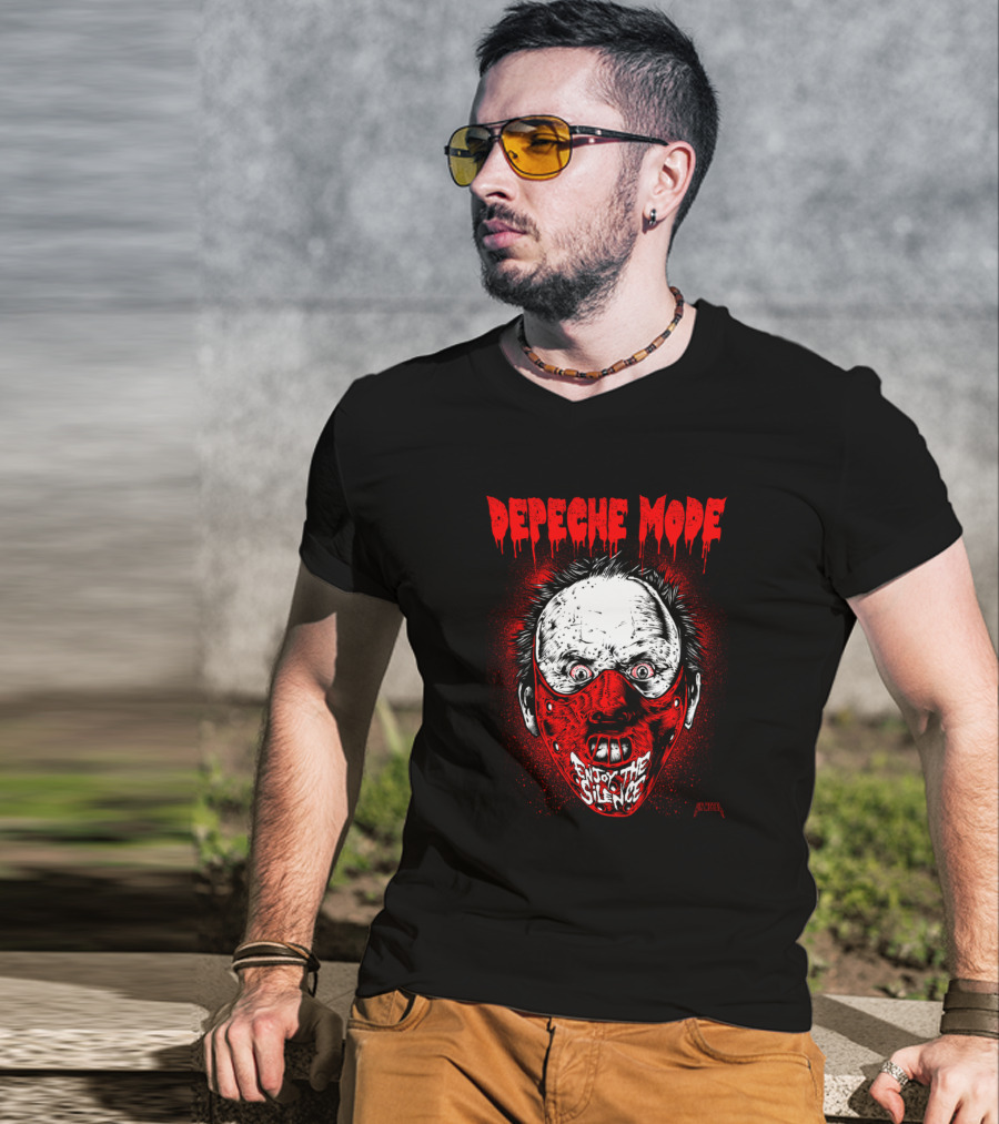 Depeche Mode Enjoy The Silence Horror Mask T-Shirt