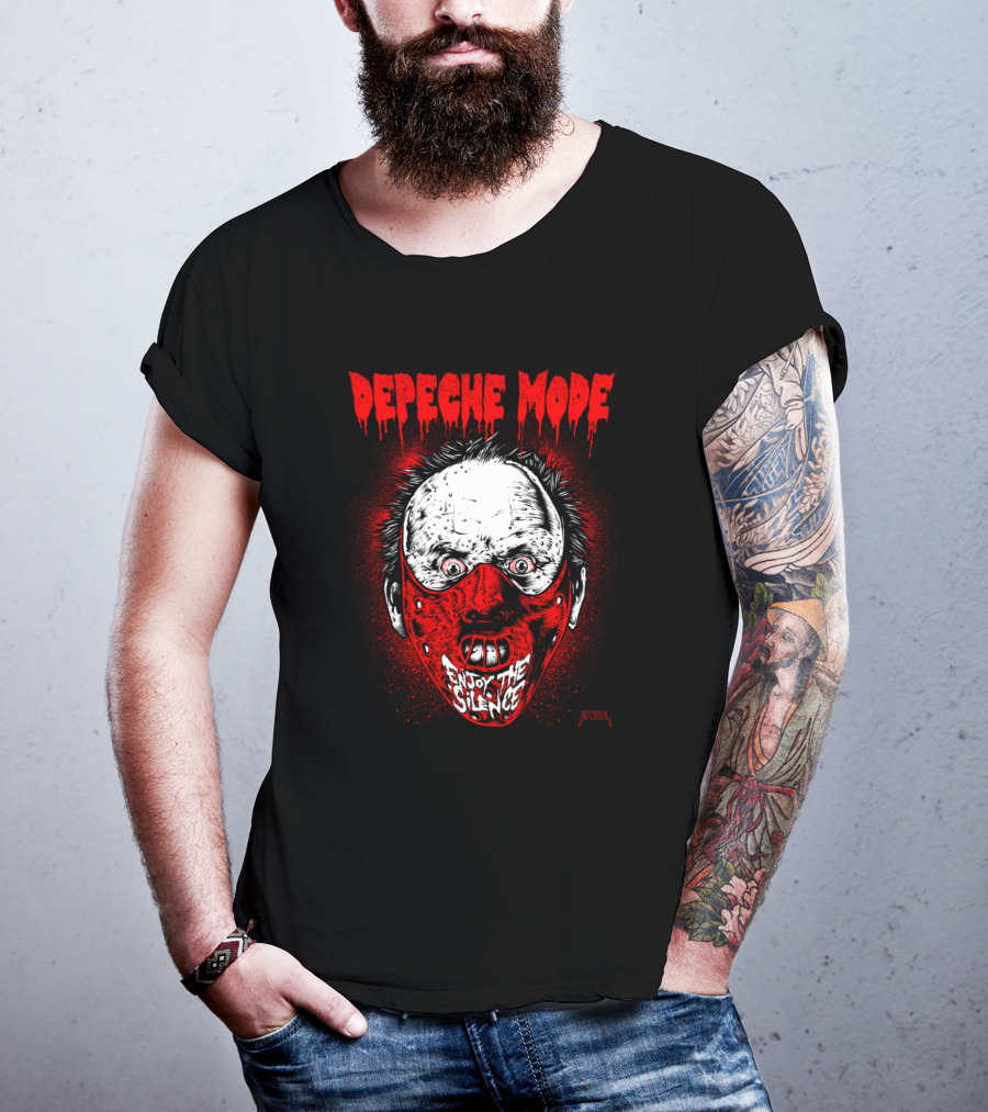 Depeche Mode Enjoy The Silence Horror Mask T-Shirt