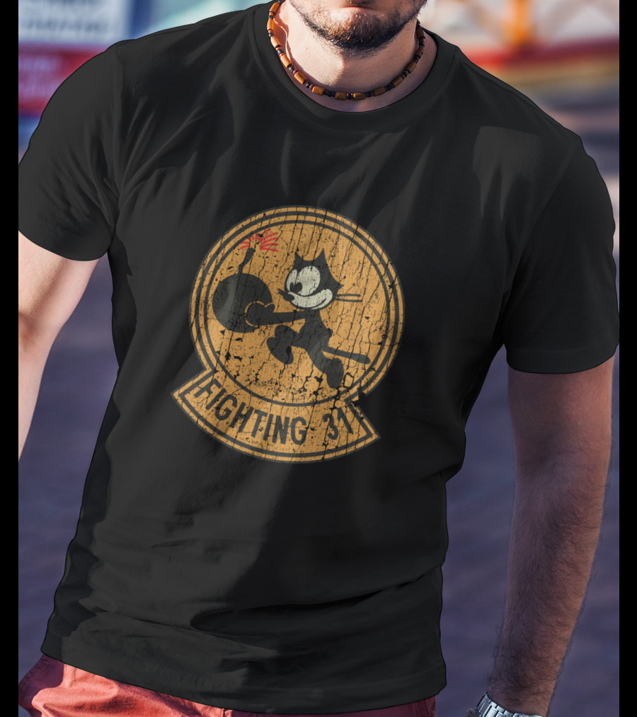 Felix The Cat Fighting 31 Tomcatters T-Shirt