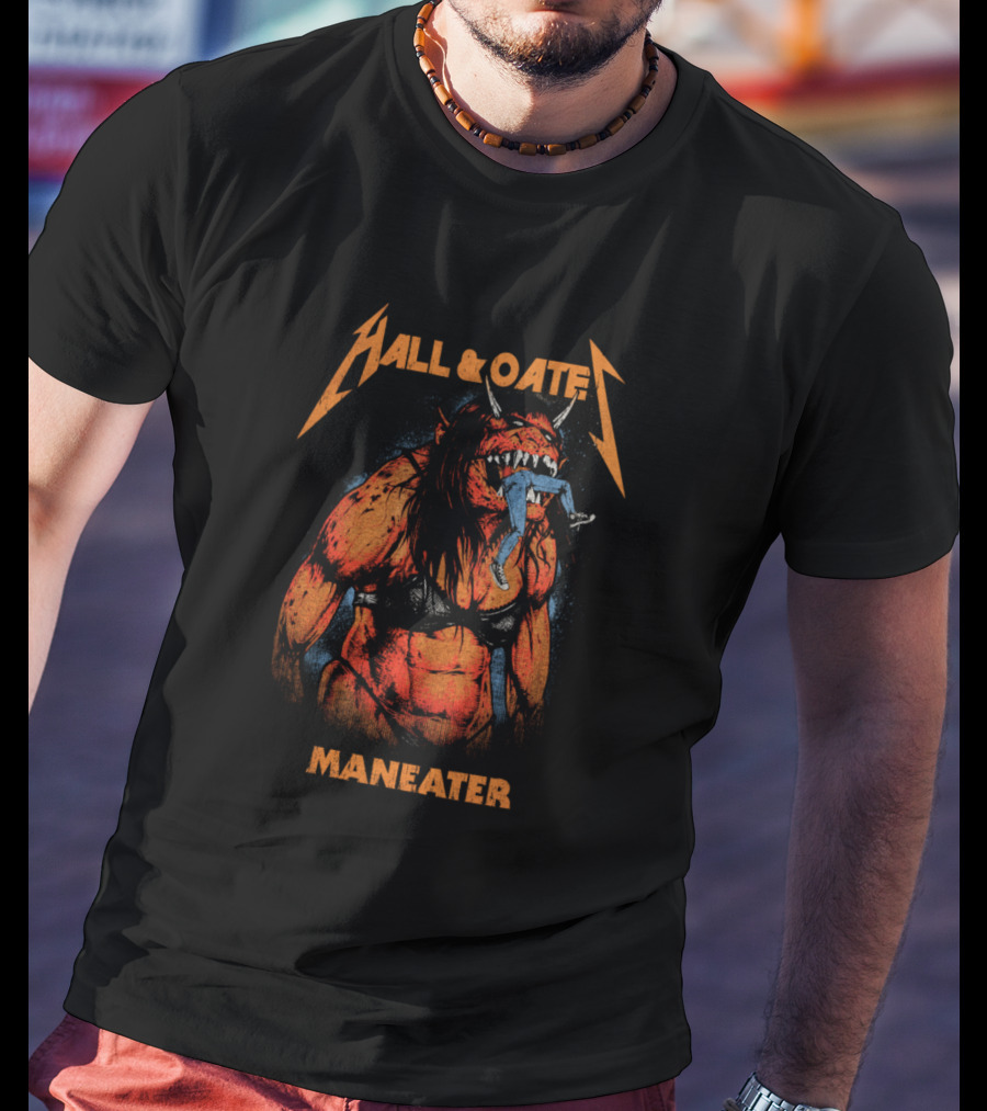 Hall And Oates Maneater Metal Beast T-Shirt