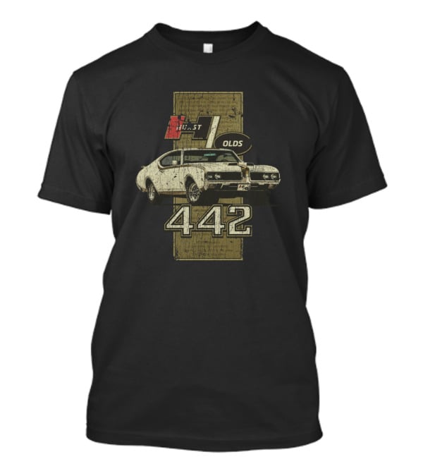 Hurst Olds 442 Muscle Car Vintage 1969 T-Shirt