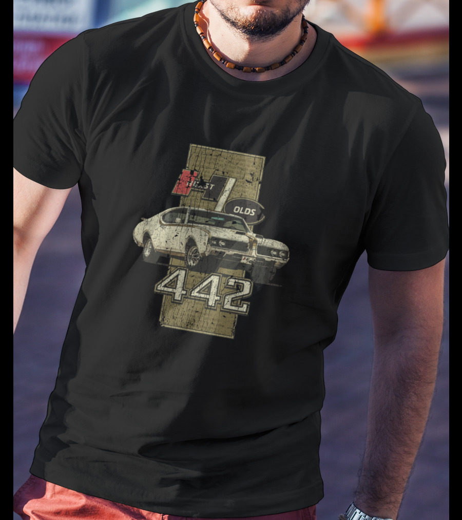 Hurst Olds 442 Muscle Car Vintage 1969 T-Shirt
