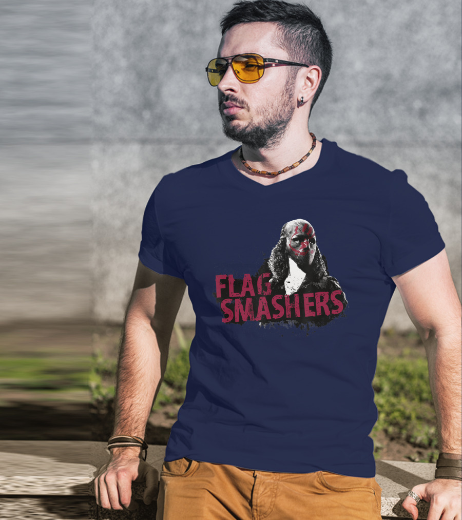 Marvel The Falcon And The Winter Soldier Flag Smashers Karli Flag T-Shirt