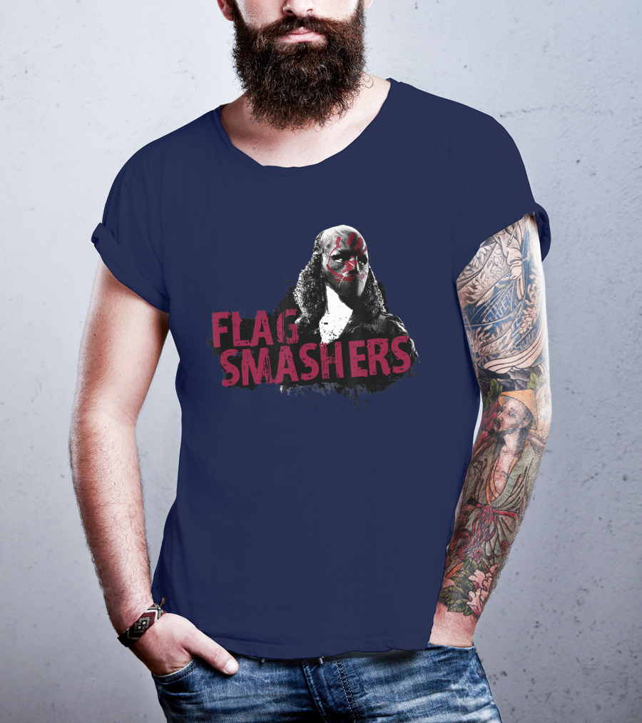 Marvel The Falcon And The Winter Soldier Flag Smashers Karli Flag T-Shirt