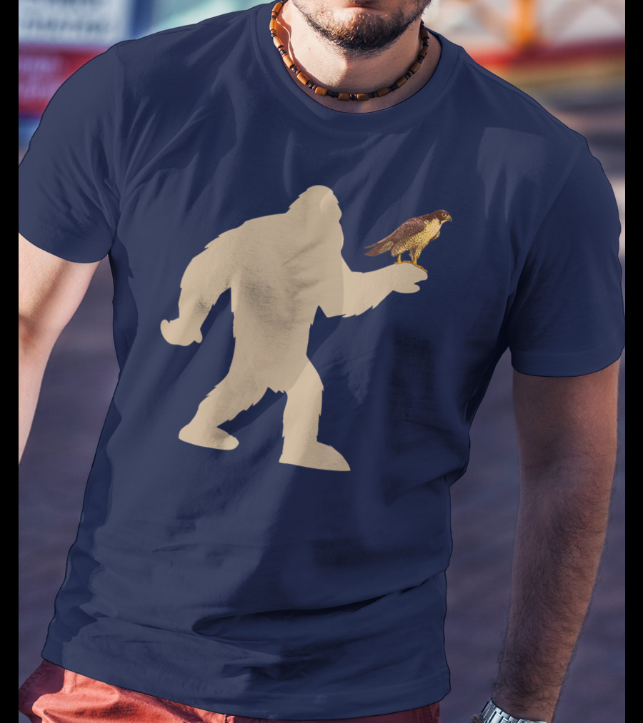 Peregrine Falcon Bigfoot Bird Falcon Animal T-Shirt