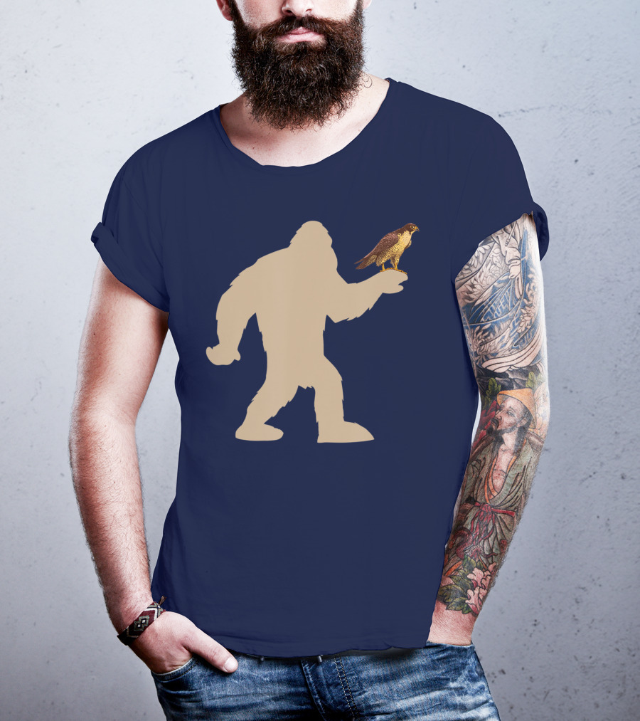 Peregrine Falcon Bigfoot Bird Falcon Animal T-Shirt