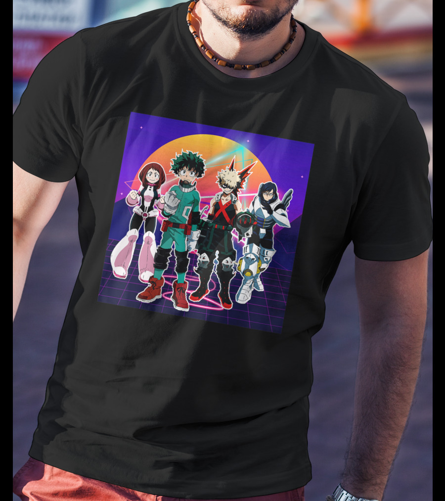 All Together Academia Heroes Essential Manga Series Outfits T-Shirt