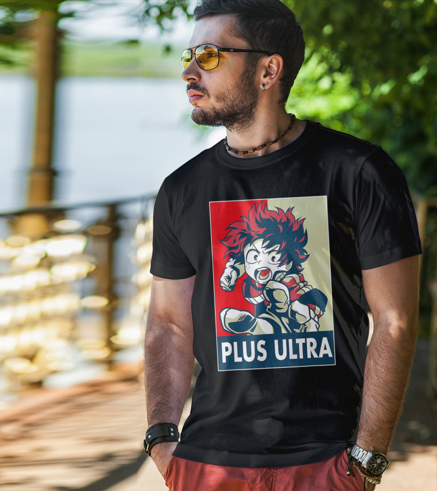 Plus Ultra My Hero Academia Manga Anime Hero T-Shirt