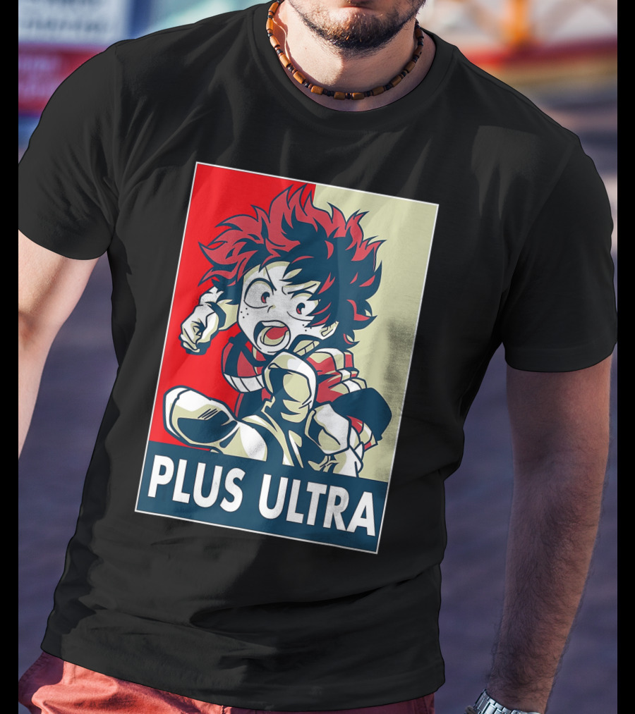 Plus Ultra My Hero Academia Manga Anime Hero T-Shirt