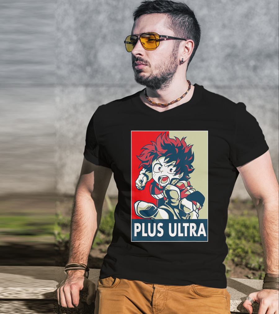 Plus Ultra My Hero Academia Manga Anime Hero T-Shirt