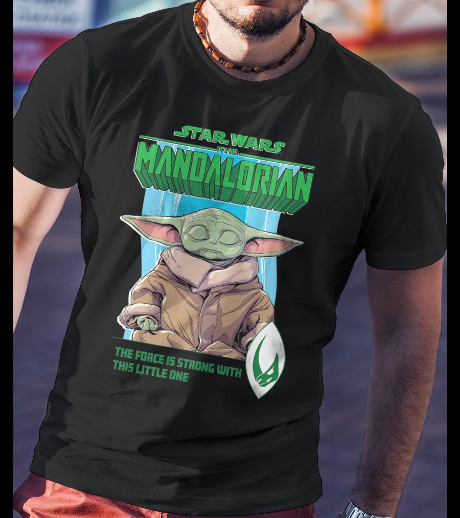 Star Wars The Mandalorian Grogu The Force Is Strong With This Little One T-Shirt