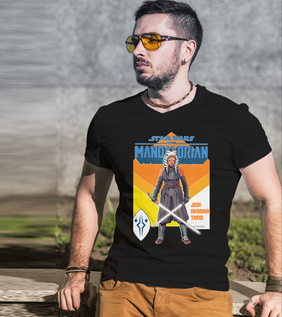 Star Wars The Mandalorian Jedi Ahsoka Tano Lightsaber T-Shirt