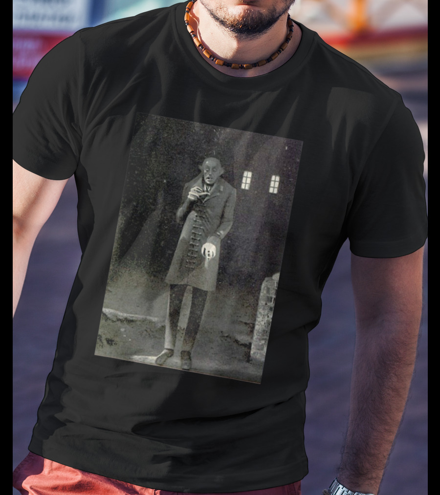 Count Orlok Nosferatu Horror Movie Classic Halloween Monster T-Shirt