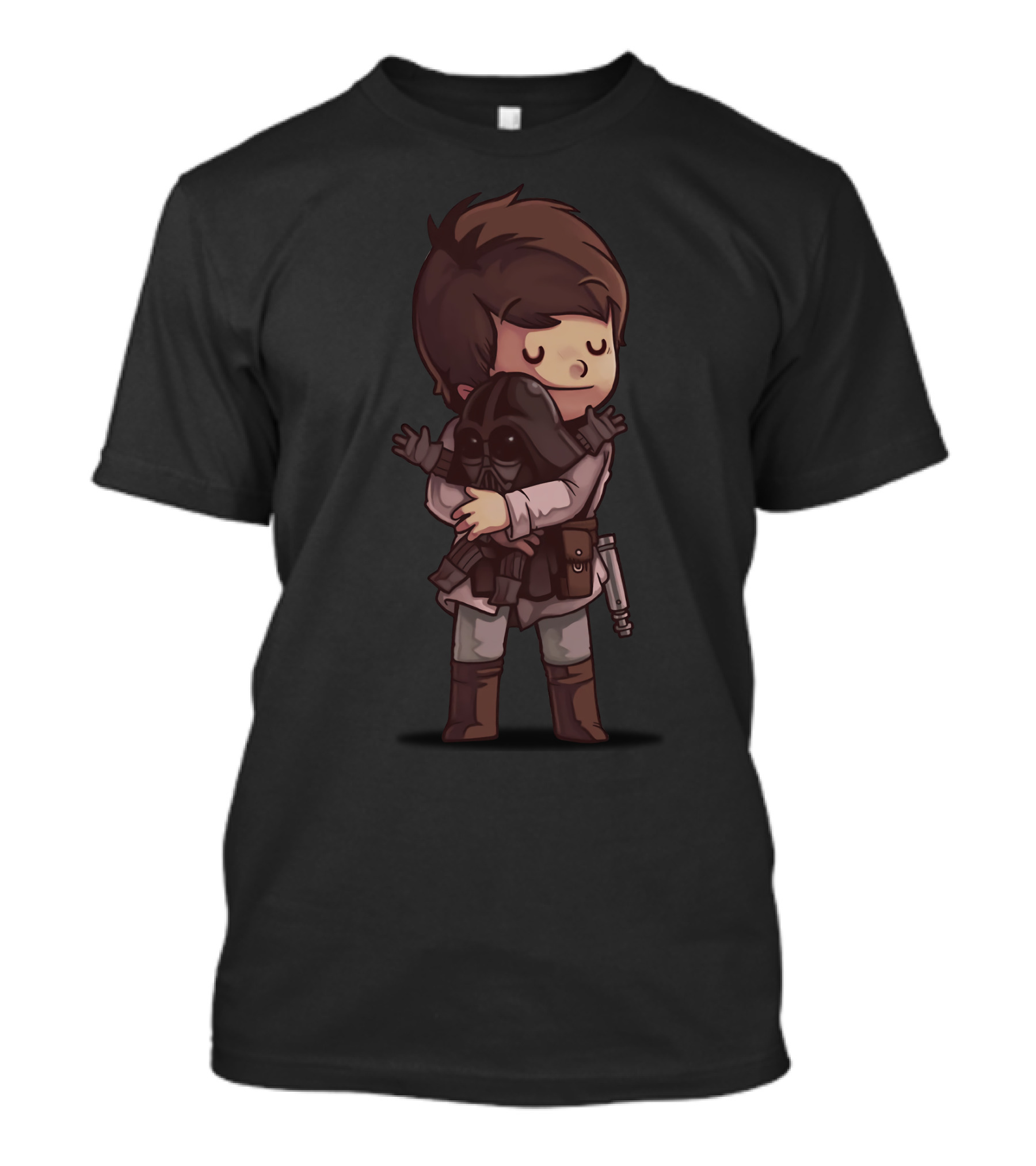 Luke Darth Vader Need Love Hugging Scene T-Shirt