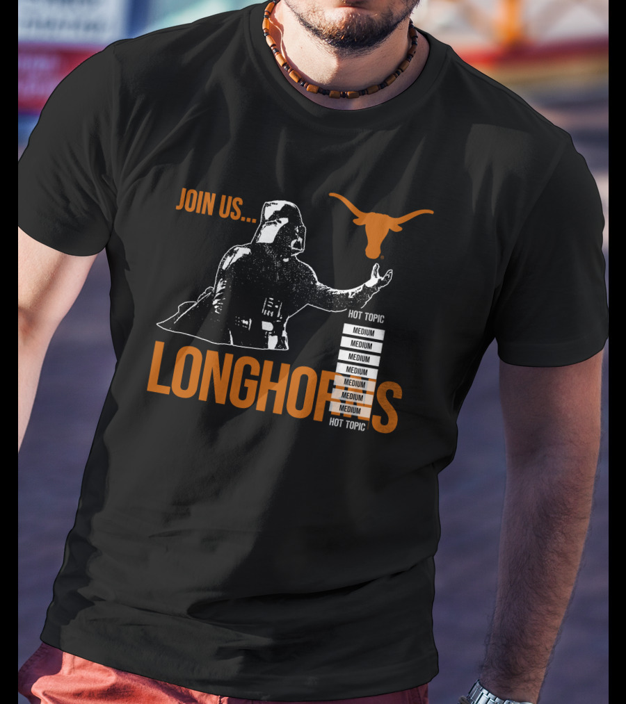 Join Us Darth Vader Longhorns Medium Hot Topic T-Shirt