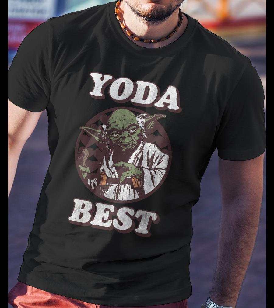 Star Wars Yoda Best Vintage Valentine's Yoda Jedi Master T-Shirt