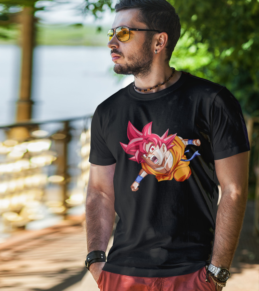 Your Favorite Dragon Ball Super Saiyan Character Iconic Transformation T-Shirt