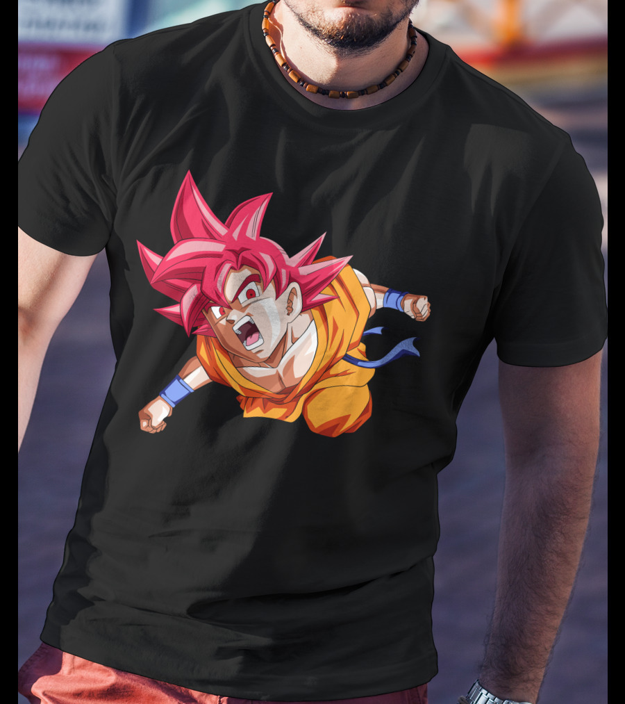 Your Favorite Dragon Ball Super Saiyan Character Iconic Transformation T-Shirt