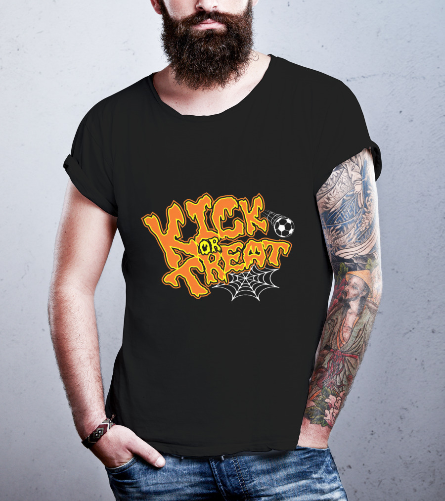 Kick Or Treat Halloween Soccer T-Shirt