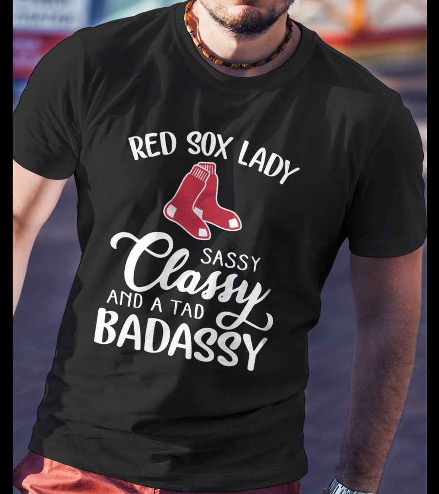 Red Sox Lady Iconic Red Socks T-Shirt