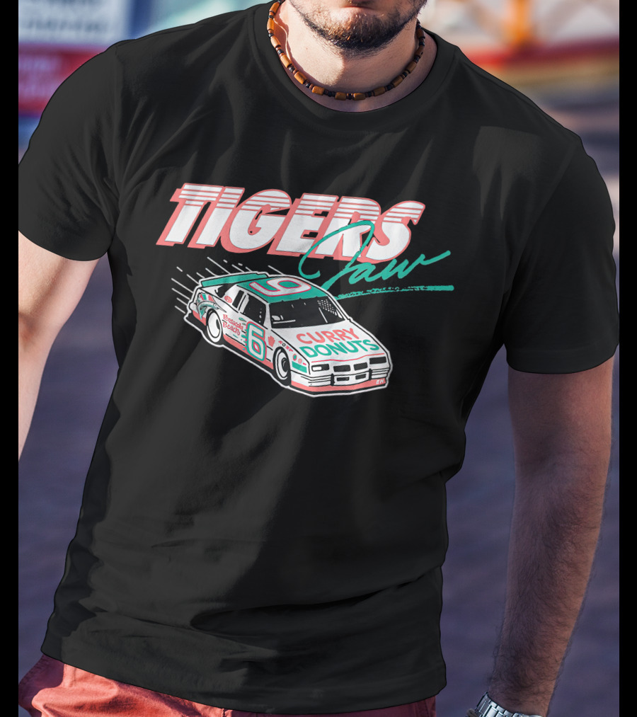Tigers Jaw Curry Donuts Racing Car 6 Number 9 T-Shirt