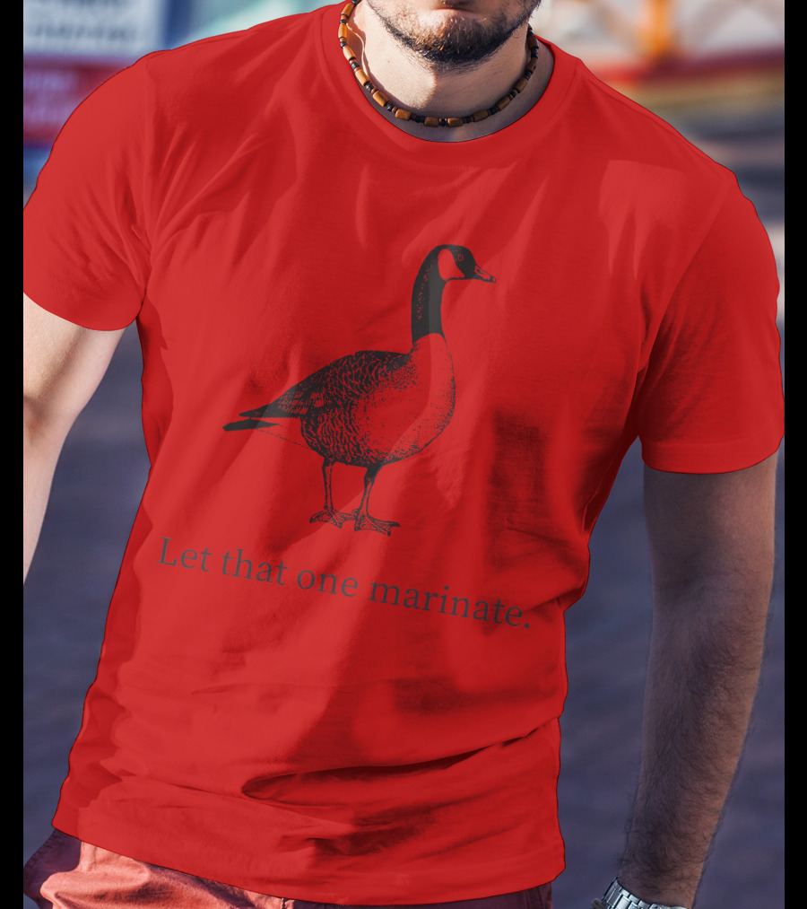 Letterkenny Let That One Marinate Goose T-Shirt