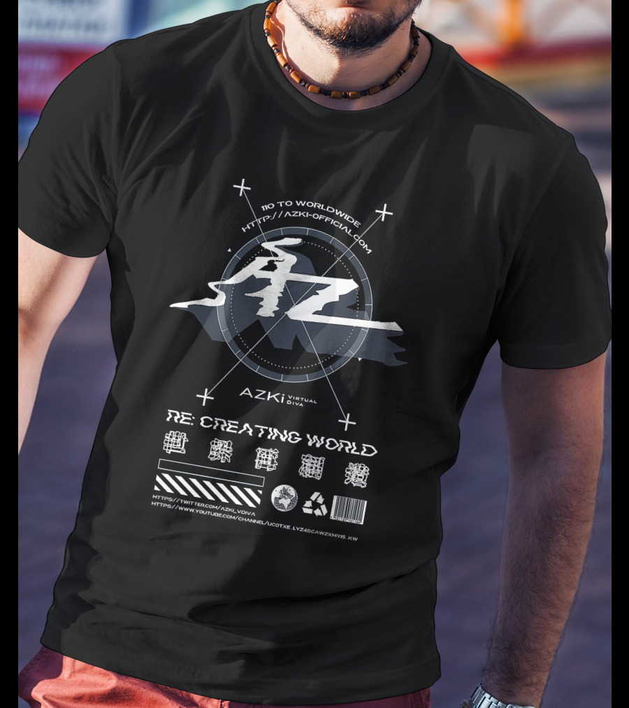 Hololive EN AZKi Virtual Diva Re Creating World Merch T-Shirt
