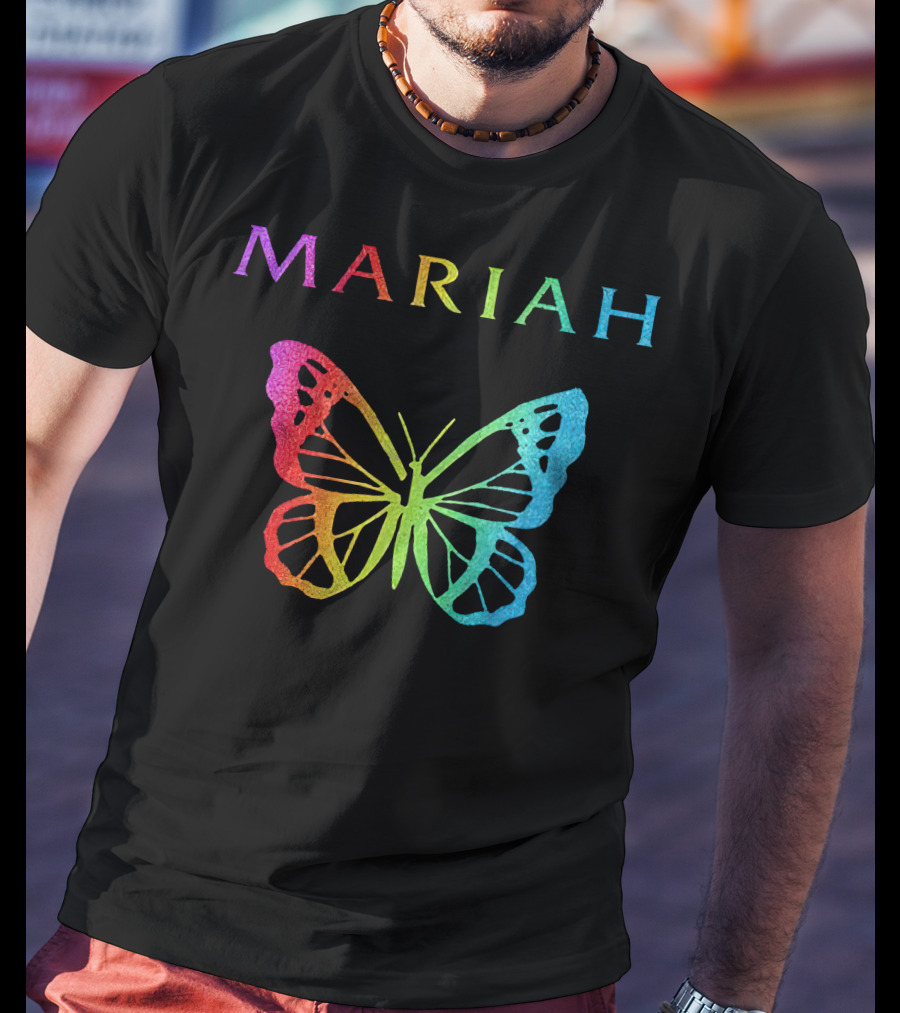 Mariah Carey Butterfly Rainbow Merch T-Shirt