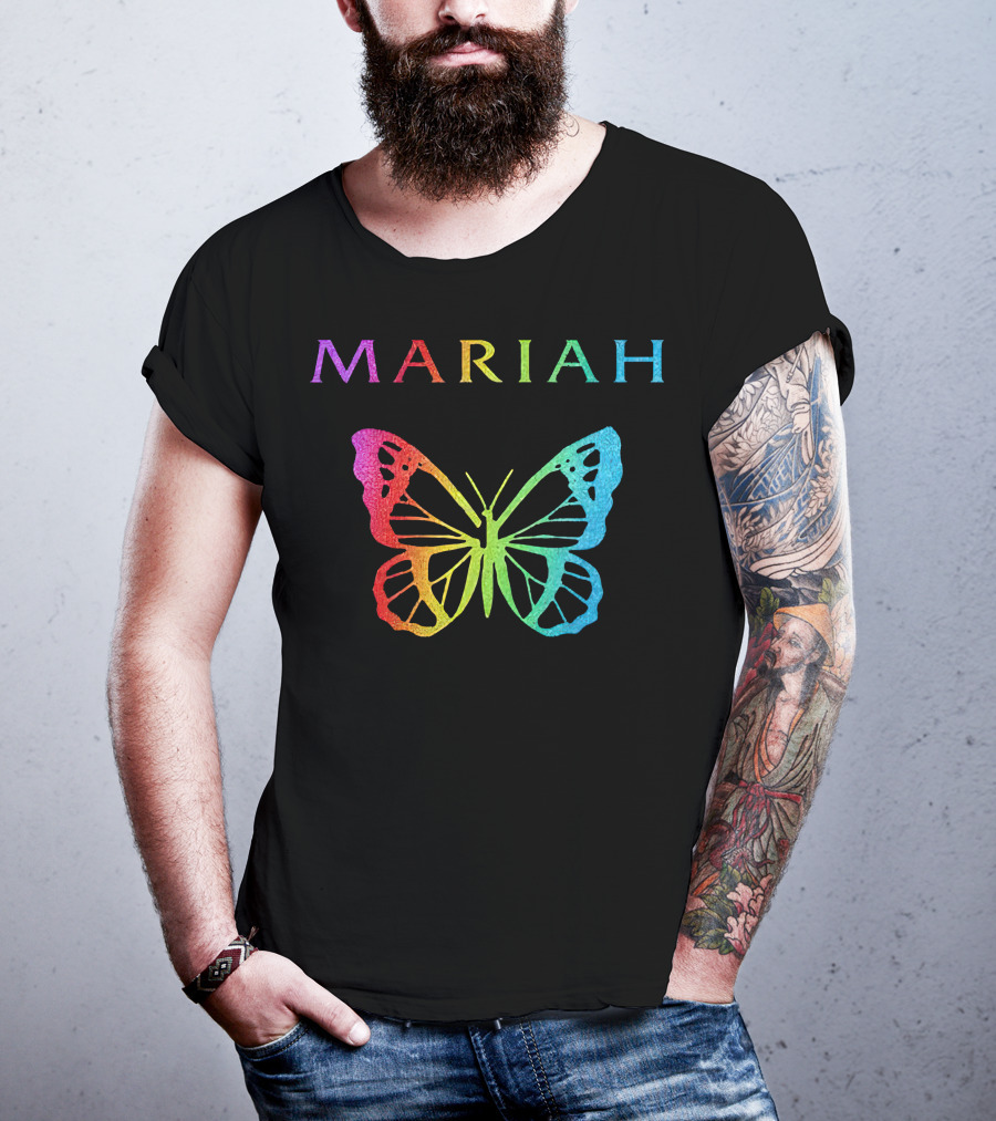 Mariah Carey Butterfly Rainbow Merch T-Shirt
