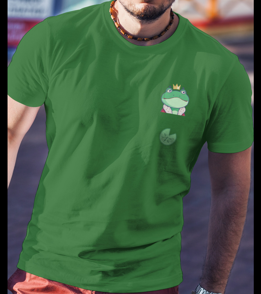 Boomerna Frog King Lily Pad Merch T-Shirt