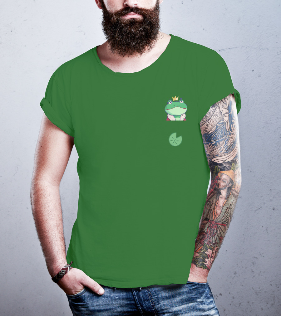 Boomerna Frog King Lily Pad Merch T-Shirt