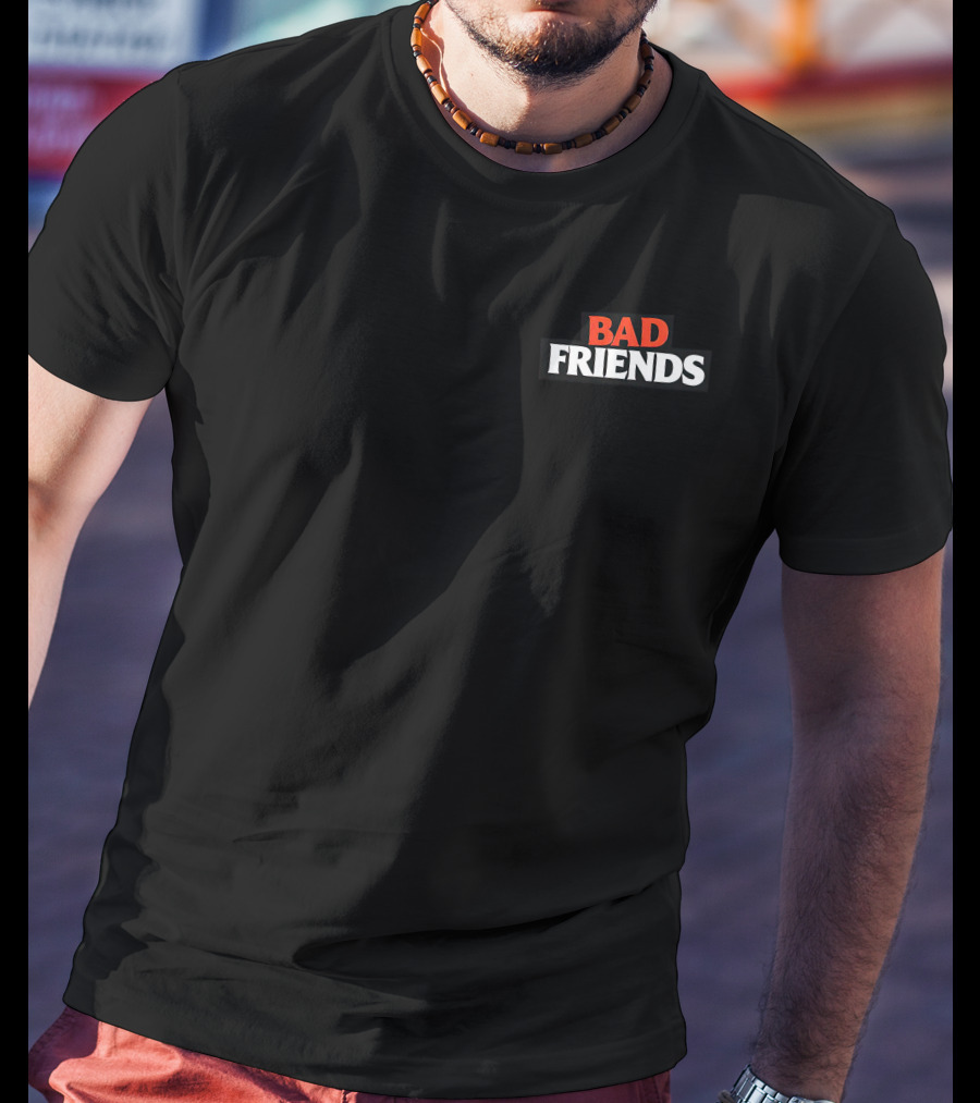 BAD FRIENDS Merch Black T-Shirt